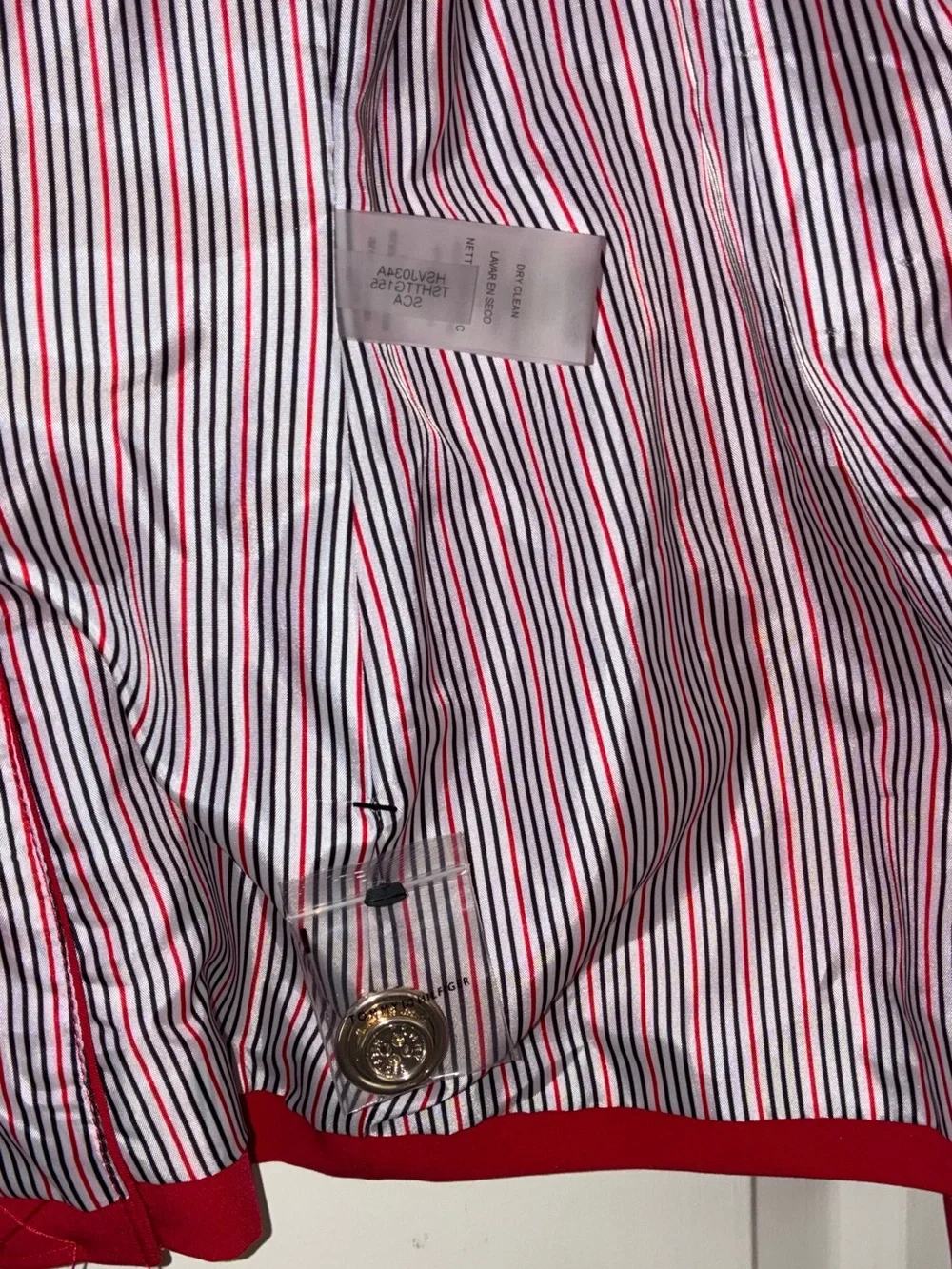 NWT‎ Tommy Hilfiger women's Red Single Button Blazer Sz 2 blazer